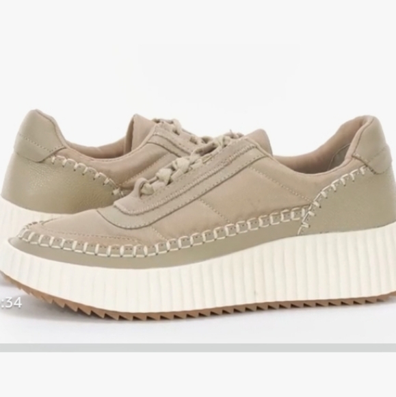 Dolce Vita Women's Dolen Nylon Patform Sneaker in Dune  NEW Size 9.5 - Picture 5 of 16